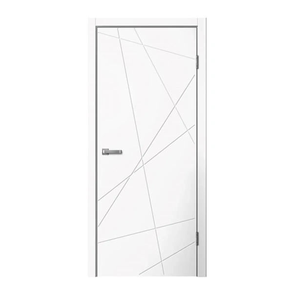 Line01 Полотно дверное ПВХ Белый 600 мм Line01 Полотно дверное ПВХ Белый 600 мм