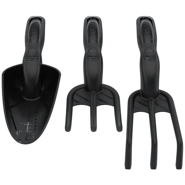 Набор садовый 3 предмета Агроном Премиум №3 (совок широкий, рыхлитель, вилка) АП 137