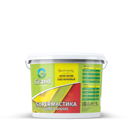 SUPERМАСТИКА Grand victory клей акриловый 3,5кг