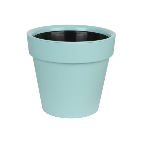 Горшок пластиковый с вкладкой Протея Мята d.27 h.24