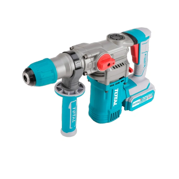 Перфоратор аккумуляторный "ТОТАL" TRHLI202882  литий-ионный  20v, бесщёточный мотор, 4,5J в кейсе