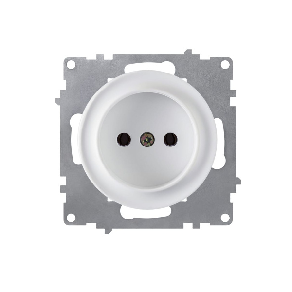 Розетка USB двойная, с подсветкой, цвет белый арт.1E10351300