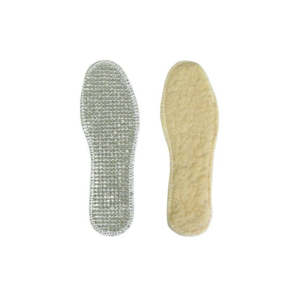 Стельки для обуви овчина искусственная с фольгой №3