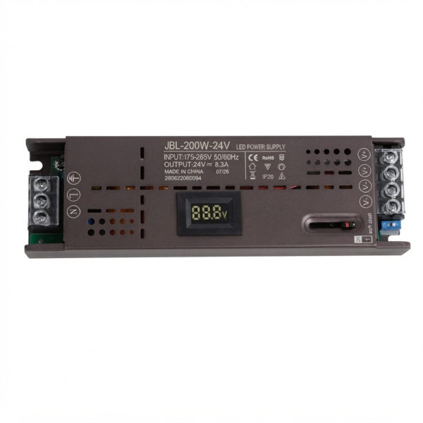 Блок питания для светодиодного оборудования (LED Power Supply) 24V-200W-IP20