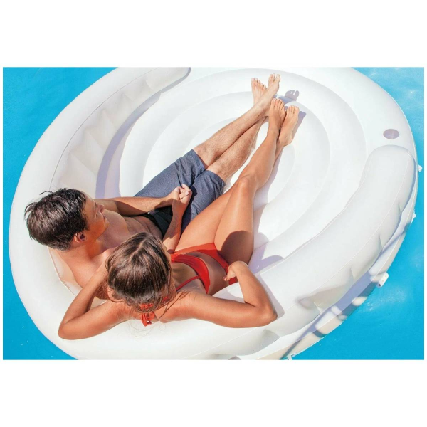 Матраc пляжный для плавания INTEX Canopy Island 199х150 см 58292EU