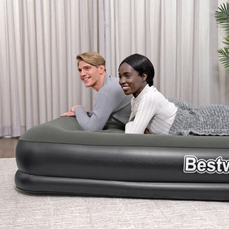 Кровать надувная Bestway Tritech Queen 203х152х36 см встроенная подушка 67699