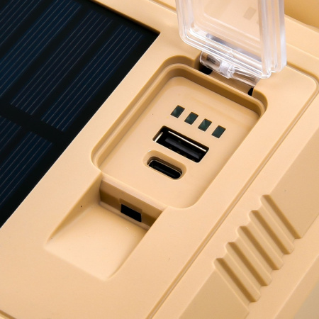 Фонарь с декорацией камина KINSACH, USB-зарядка PRC