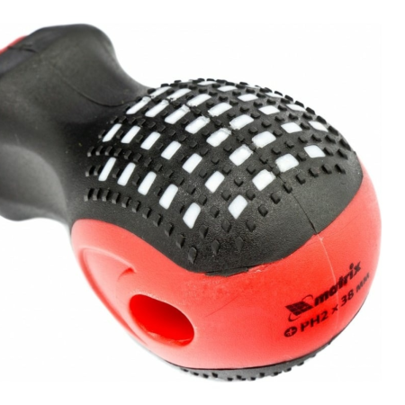 Отвертка Matrix Fusion Ph2 х 38мм CrV 3-х компонентная рукоятка anti slip