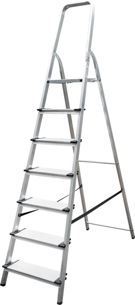 Лестница Новая Высота алюминиевая, ступень 130 мм, NV1117, 1x7