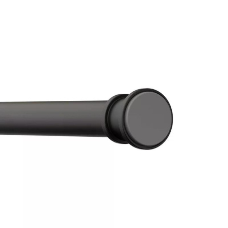 Карниз для ванной комнаты IDDIS 110-200 см черный SRB0120i14