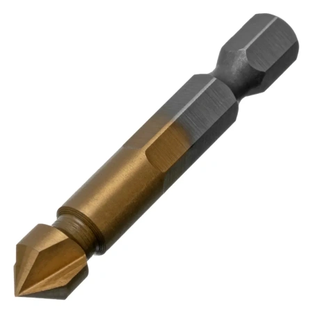 Зенковка конусная под М4, HSS, по металлу, 6-гранный хвостовик// Denzel