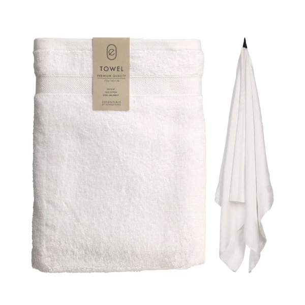 Полотенце махровое 70х140 см белый HD1001160 К