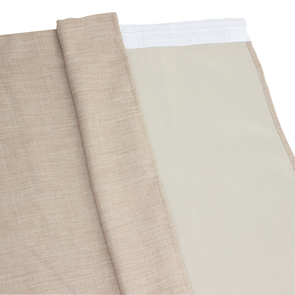 Штора на тесьме блэкаут "Dimaut" 160х285 см нюдовый 111160630