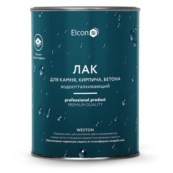 Лак по камню с «мокрым эффектом» Elcon Weston 0.9 л