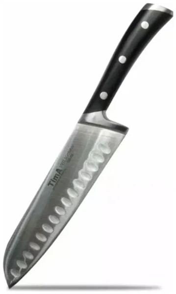 Нож сантоку TimA GeoBlack 178мм GB-03