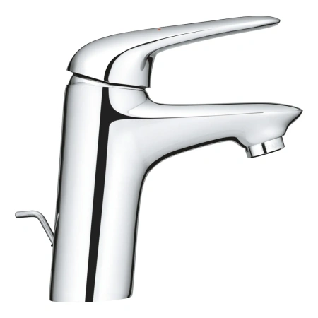 Смеситель д/р  Grohe Wave 2015, однорычажный, хром, донный клапан 32284001