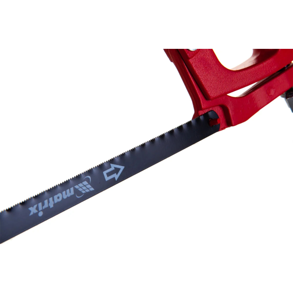 Ножовка по металлу, 300 мм, биметаллическое полотно, обрезиненная рукоятка// Matrix