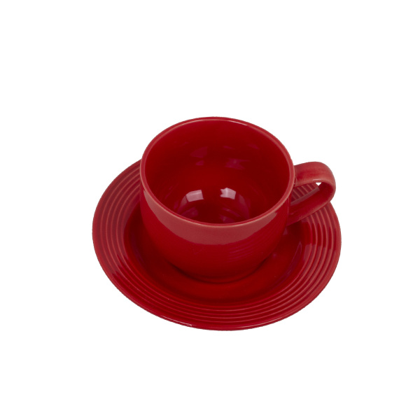 Набор чайный DH на 6 персон красный SYP41-08