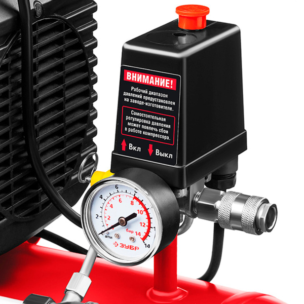 Компрессор ЗУБР воздушный, масляный, КПМ-240-24, 240 л/мин, 24 л, 1500 Вт Компрессор ЗУБР воздушный, масляный, КПМ-240-24, 240 л/мин, 24 л, 1500 Вт