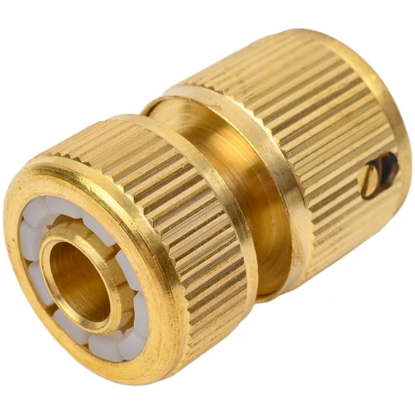 Соединитель латунный быстросъемный для шланга 1/2"// Palisad