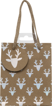 Пакет подарочный Atmosphera крафт MINI 191421