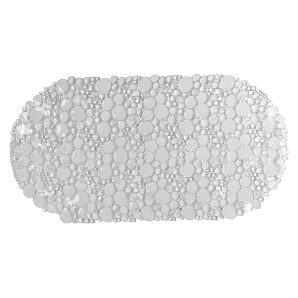 Коврик для ванной Tendance 69х36 см на присосках прозрачный 7215101