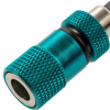 Адаптер для бит с ограничителем и двойным магнитом,1/4"//GROSS