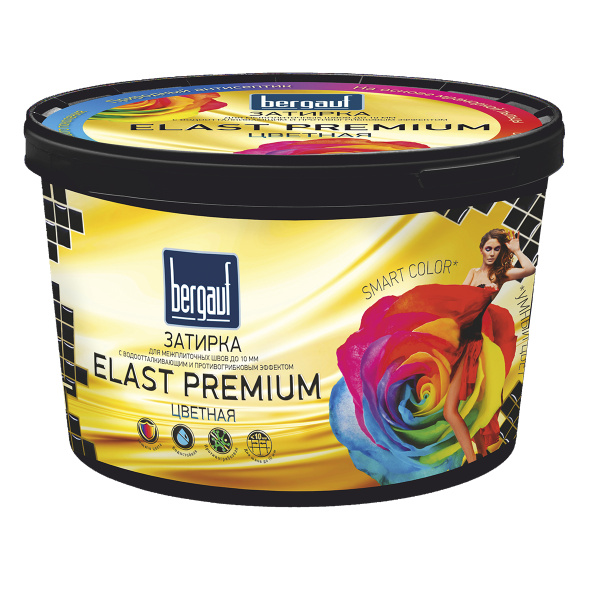 Bergauf Затирка для швов Elast Premium карамель, 2кг