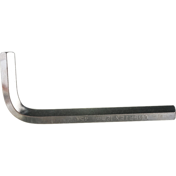 Ключ имбусовый  HEX, 12мм, 45x, закаленный, никель//Сибртех