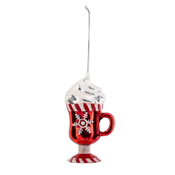 Украшение подвесное Atmosphera Молочный коктейль 12 см 208021