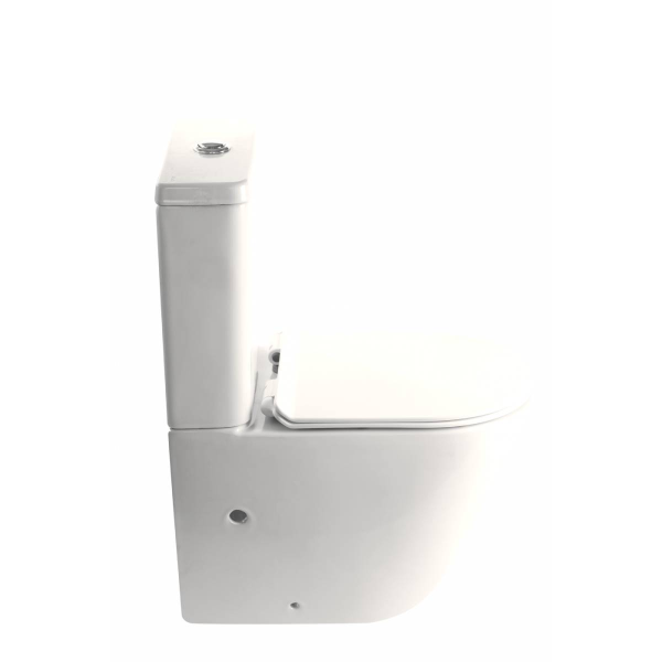 Унитаз-компакт безободковый, Stella, CETUS, 6015/6002B