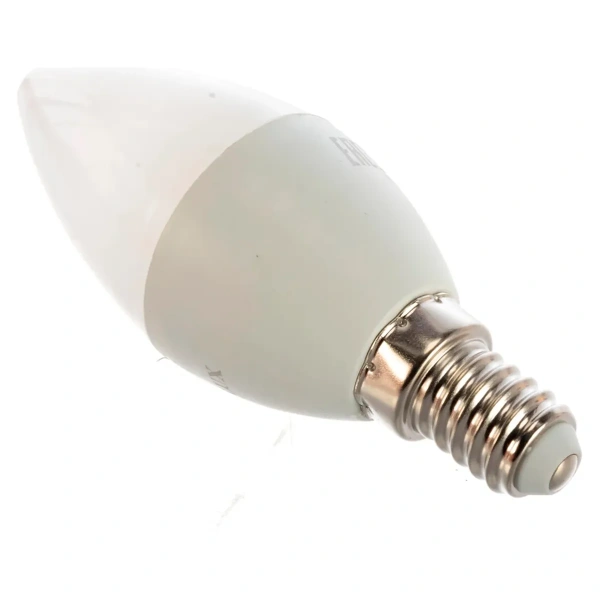 Лампа светодиодная LL-E-C37-6W-230-2,7K-E14 (свеча, 6Вт, тепл., Е14) Eurolux