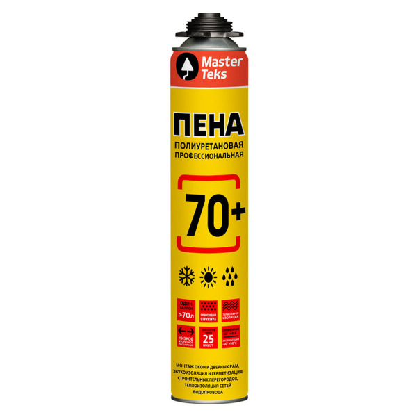 MasterTeks PM пена полиуретановая 70+ профессиональная 0,89 всесезонная