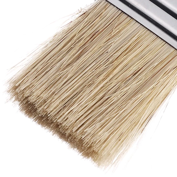 Кисть флейцевая 40мм, толщ6, смеш.щетина, красн.пласт.ручка