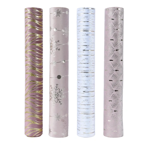 Коврик сервировочный 200х35 см Новогодняя бархат 4 вида в ассорт.668632 Kmg