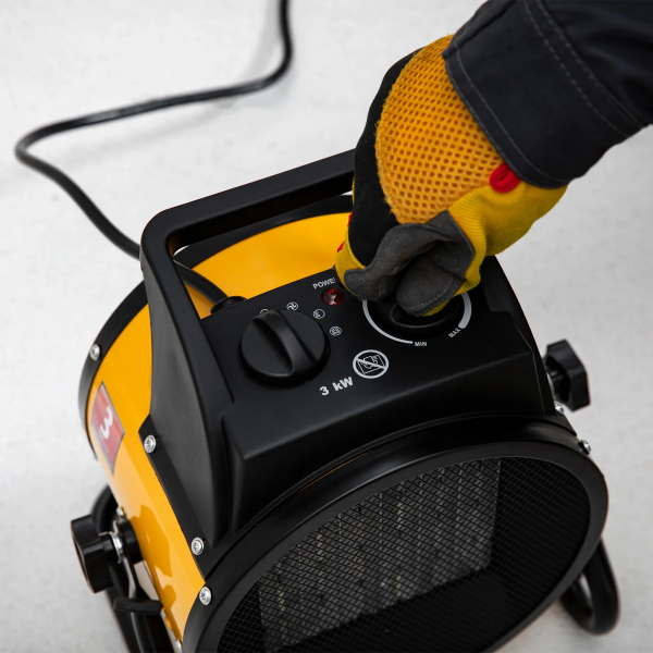 Пушка тепловая Denzel, DHC 3-150, керамический нагреватель(тепловентилятор)  220В, 0,025/1,5/3 кВ