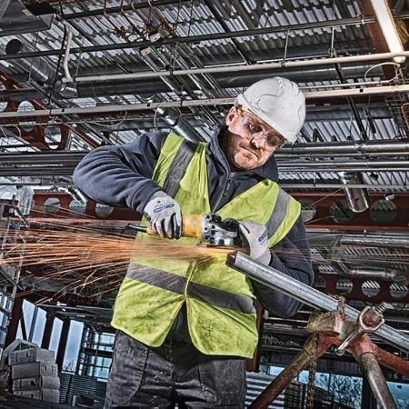 Машина углошлифовальная 800 Вт 125 мм с ползунковым переключателем DeWalt, DWE4057