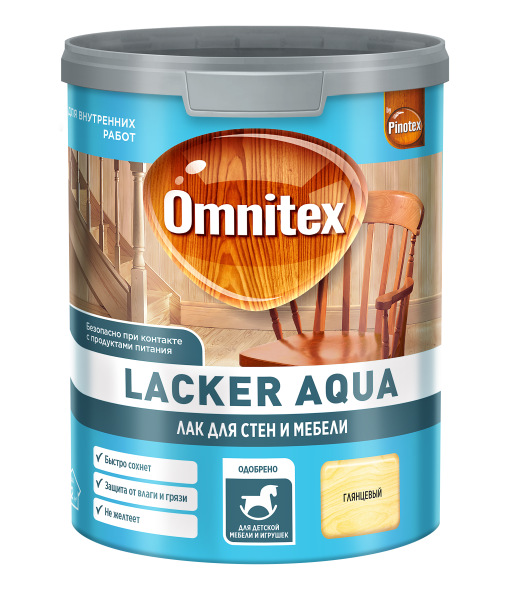 Лак Omnitex Lacker Aqua 70 глянцевый1л