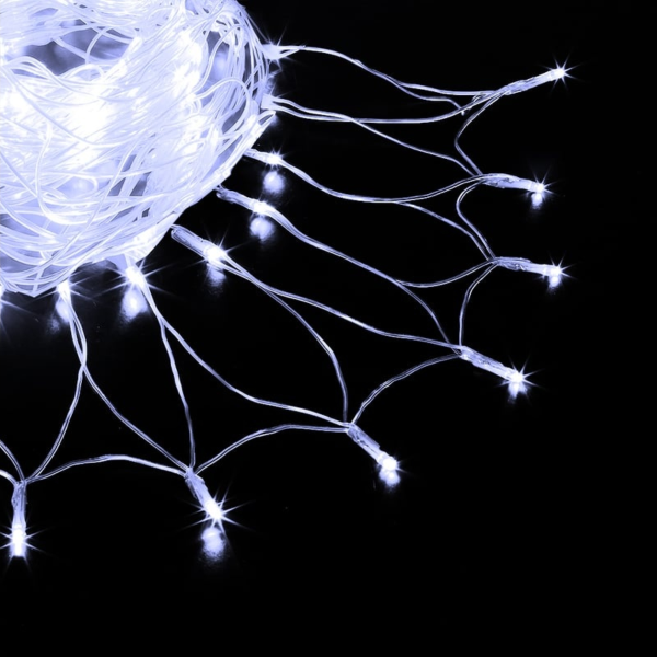 Электрогирлянда VEGAS Сеть 176 холодных LED ламп, контроллер 8 режимов  1,5х1,5 м, 220V 55075