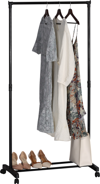 Стойка для одежды одинарная GDX на колесиках 74,5х41,5х157 см CN