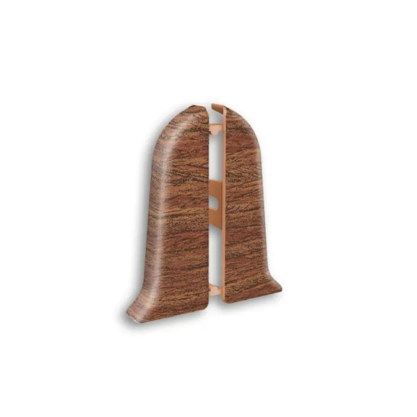 Торцевые (пара) для плинтуса 55мм "Идеал Классик", 341 Ольха