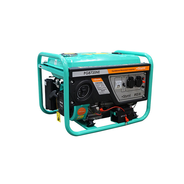 Бензогенератор Sturm! PG8735NE, 3500  ВА, AVR (Авто. Рег.Напр.), эл/ручн старт, 44 кг, бак 15л