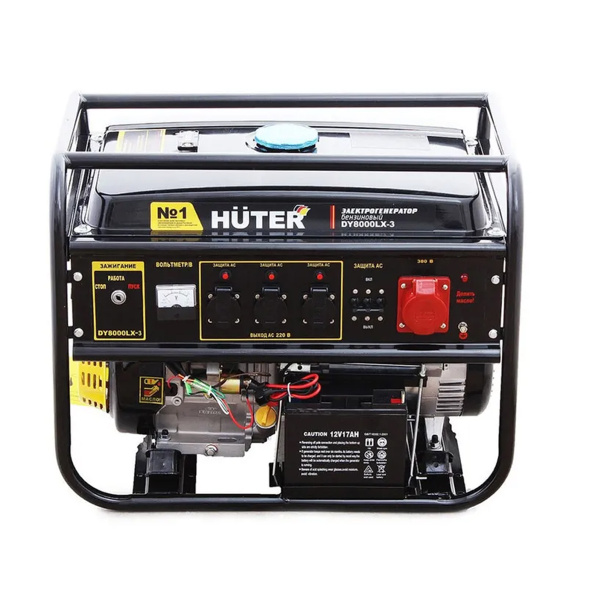 Электрогенератор DY8000LX-3 Huter