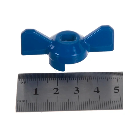 Ручка-бабочка усиленная, для крана СИНЯЯ, 1/2"-3/4", MP-У