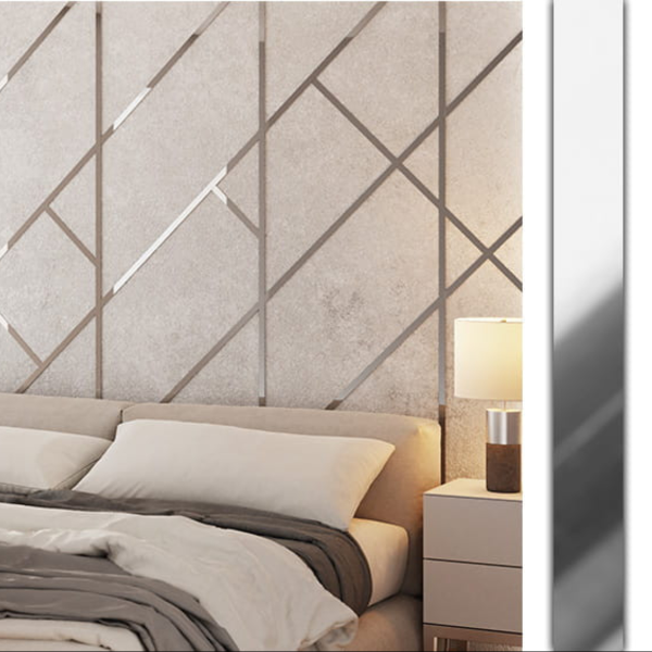 Полоса серебро глянец 20мм