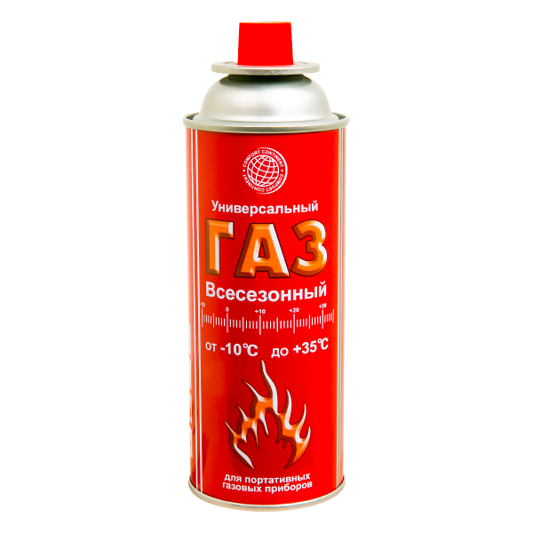 Баллон газовый всесезонный 220 гр, цангового типа