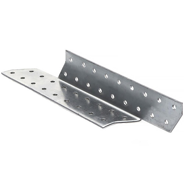 Держатель балки 32х32х250х2,0мм правый (белый цинк 1 шт)