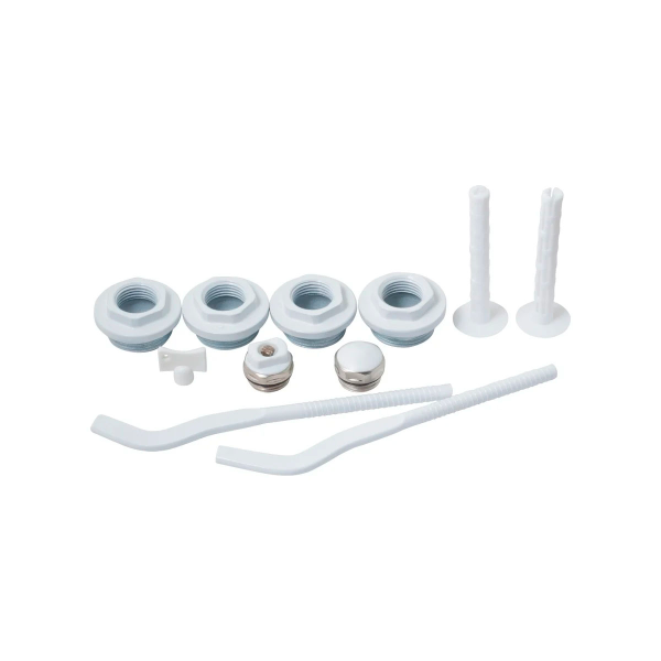 Набор комплектующих для установки радиатора с двумя кронштейнами 1" х 1/2" Набор комплектующих для установки радиатора с двумя кронштейнами 1" х 1/2"