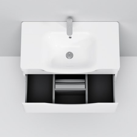 Тумба под умывальник АМ.РМ Like 80 см ,напольный белый, M80FSX0802WG