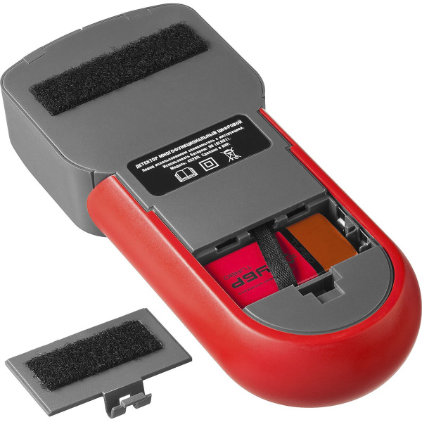 Металлодетектор многофункц, ЗУБР, 45265, ЖК дисплей, автокалибровка, металл(38мм), проводка(50мм), д